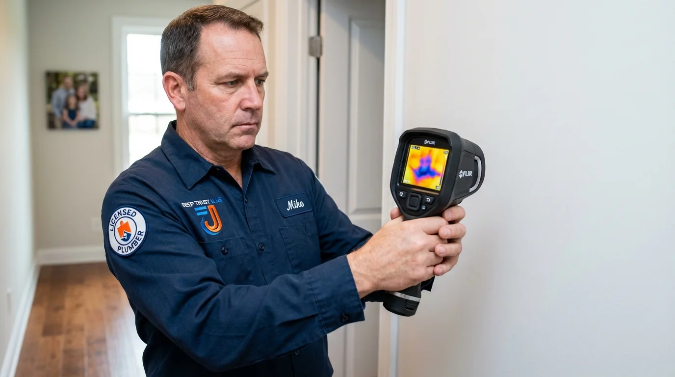 Thermal imaging leak detection by Johns Plumbing LLC in Chino Valley